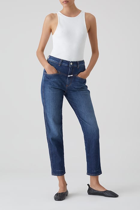 PEDAL PUSHER JEANS DARK BLUE 3