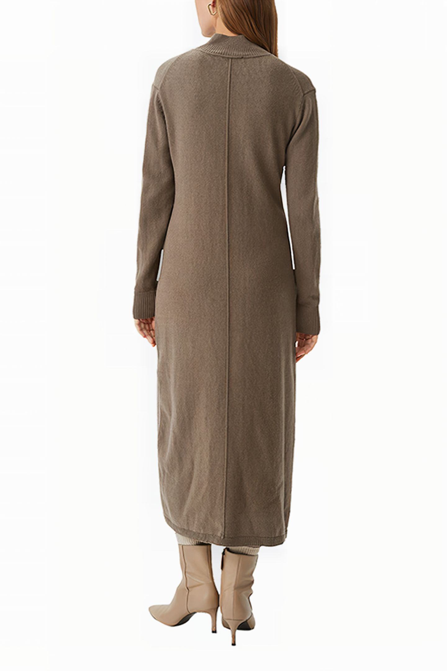 COMMA DRESSES BROWN 2