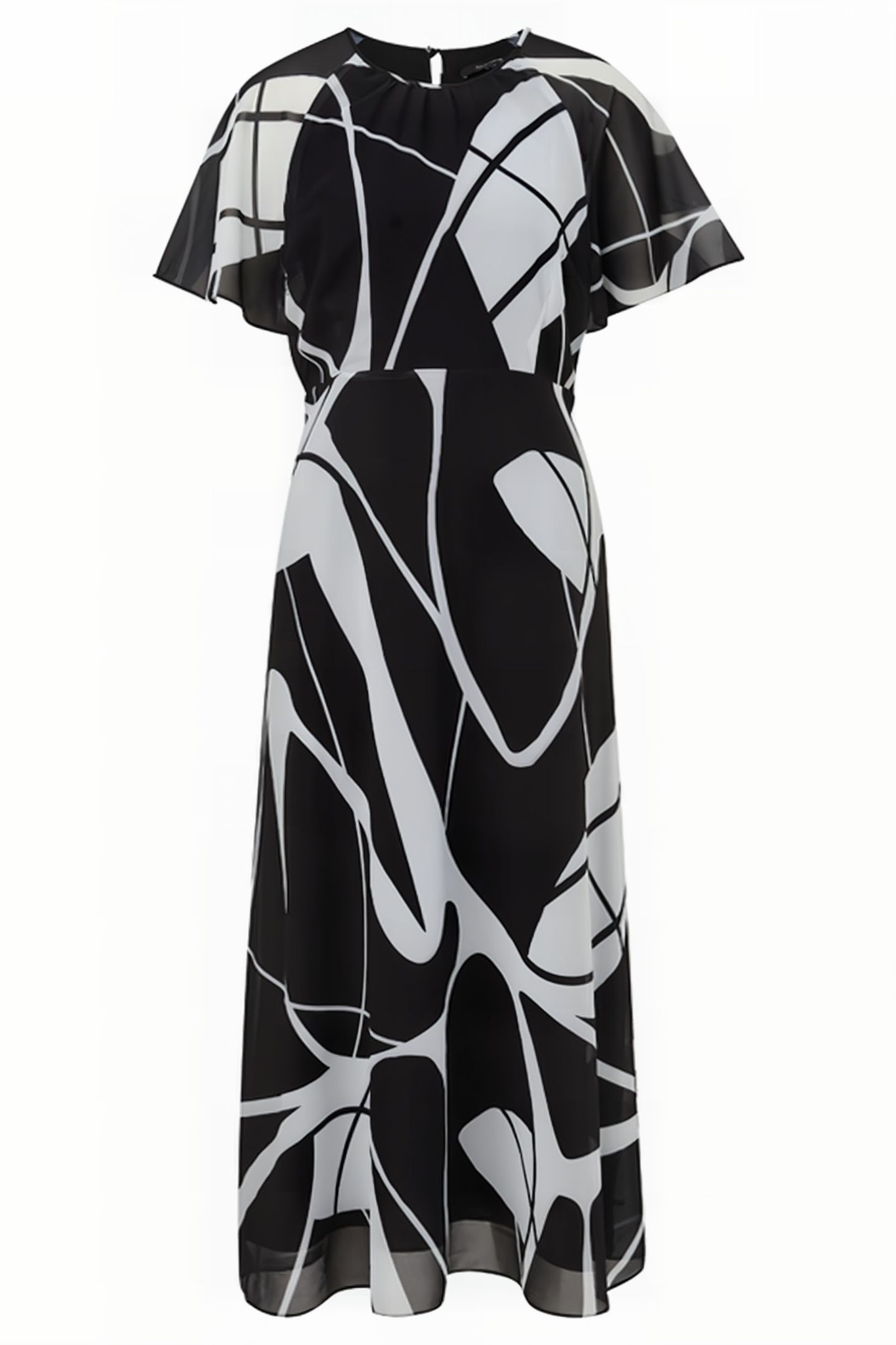 COMMA DRESSES GREY/BLACK 3