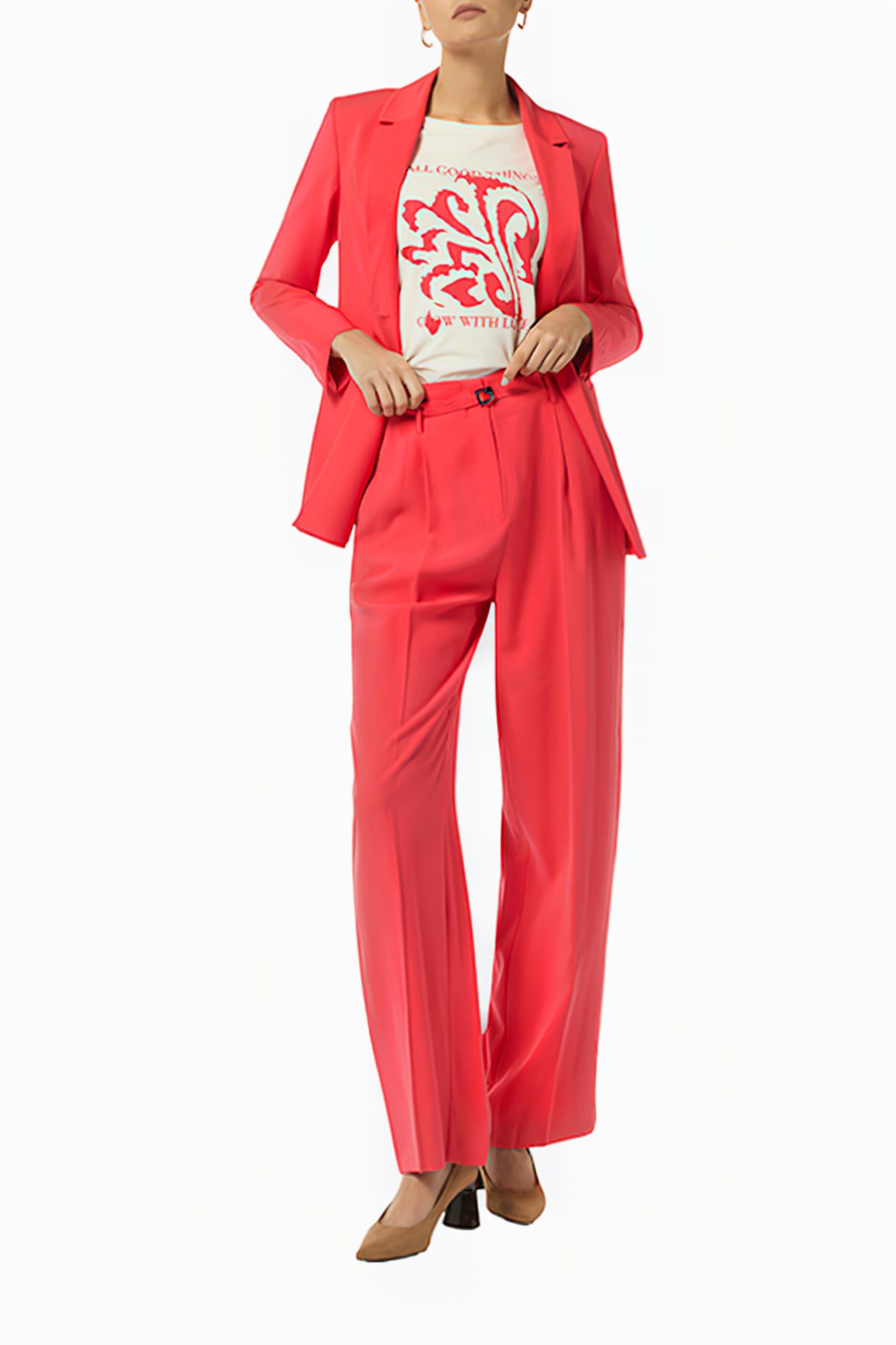 COMMA PANTS RED 4