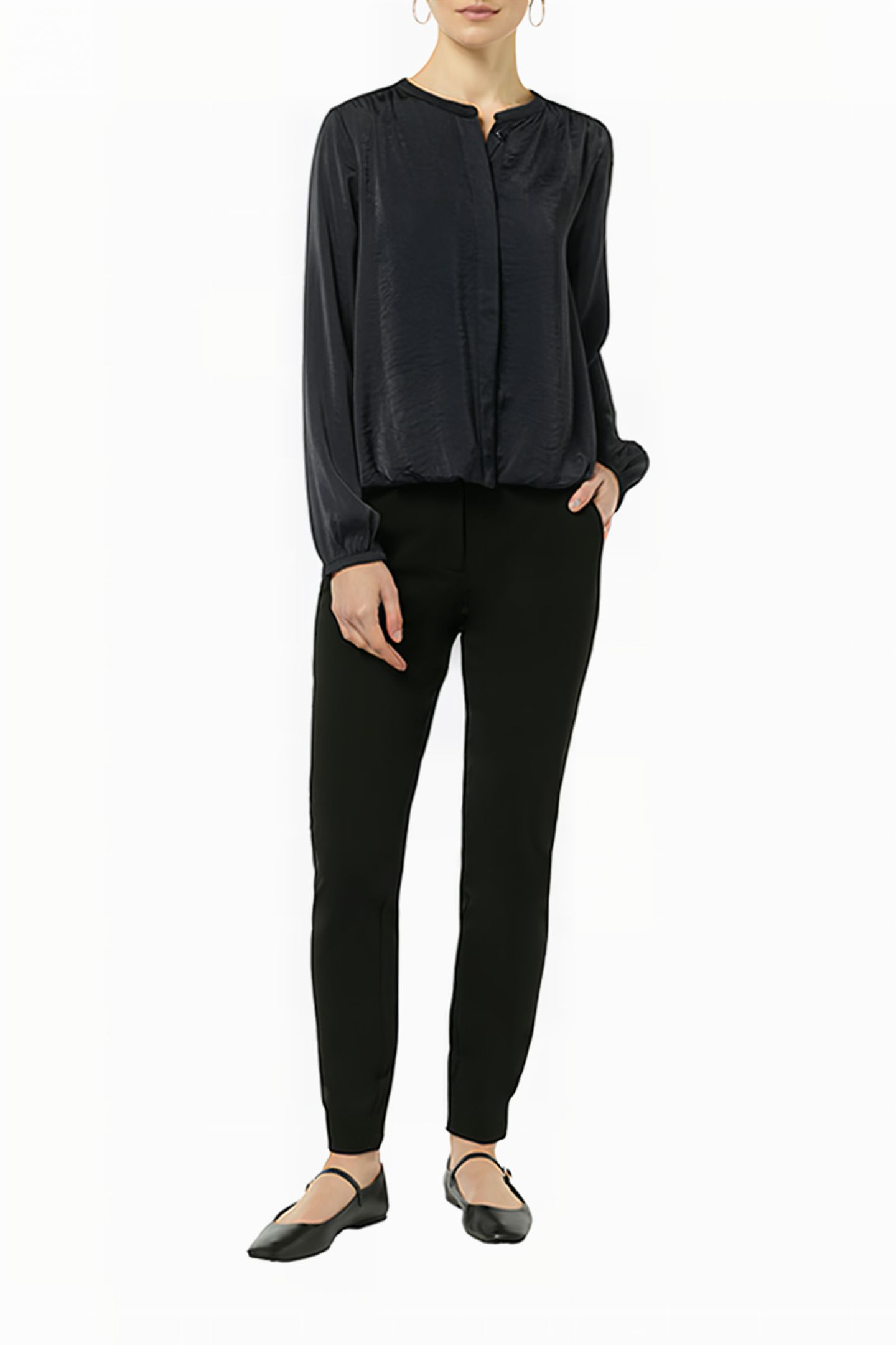 COMMA BLOUSES BLACK 2