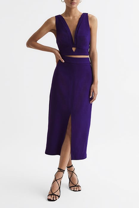 MAISIE CROP TANK TOP CAMI — TANKS & CAMIS 1