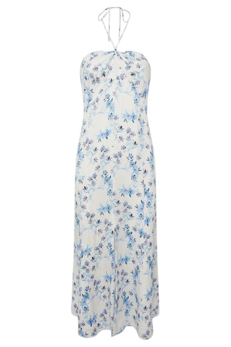 SOPHIA FLORAL MIDI DRESS — WHITE 3