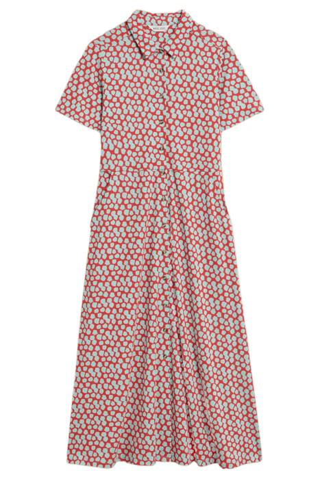 RUA JERSEY SHIRT DRE RED PRINTED 2
