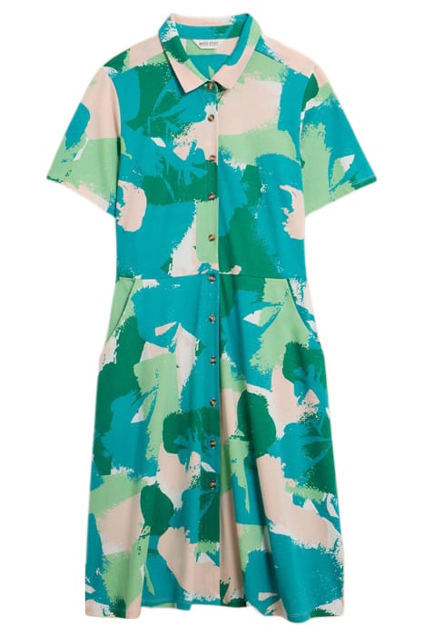 RIA JERSEY SHIRT DRE GREEN PRINTED 2
