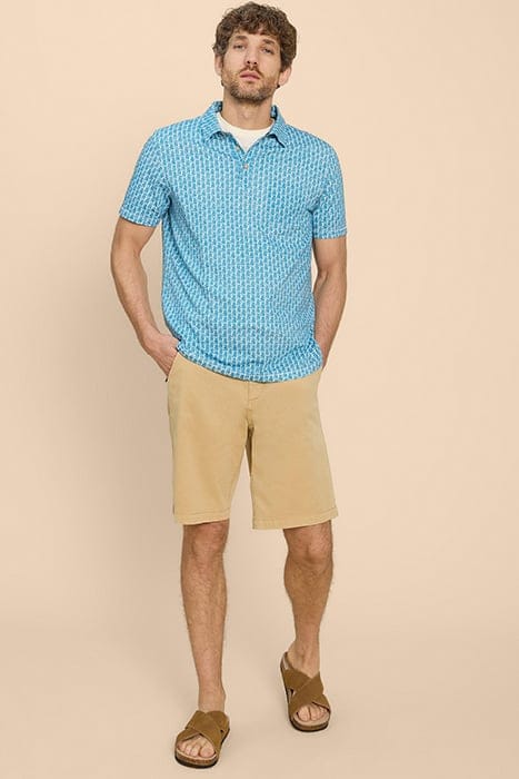 PINEAPPLE PRINTED POLO WHITE PRINTED 1