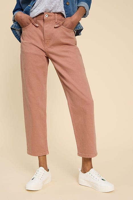 CHARLIE STRAIGHT CROP JEAN TY PINK 1