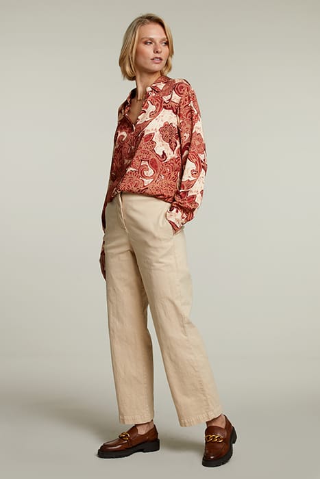 RED BEIGE BLOUSE 3