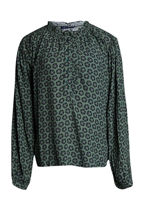 MULTI FANTASY BLOUSE BALLOON SLEEVES 4