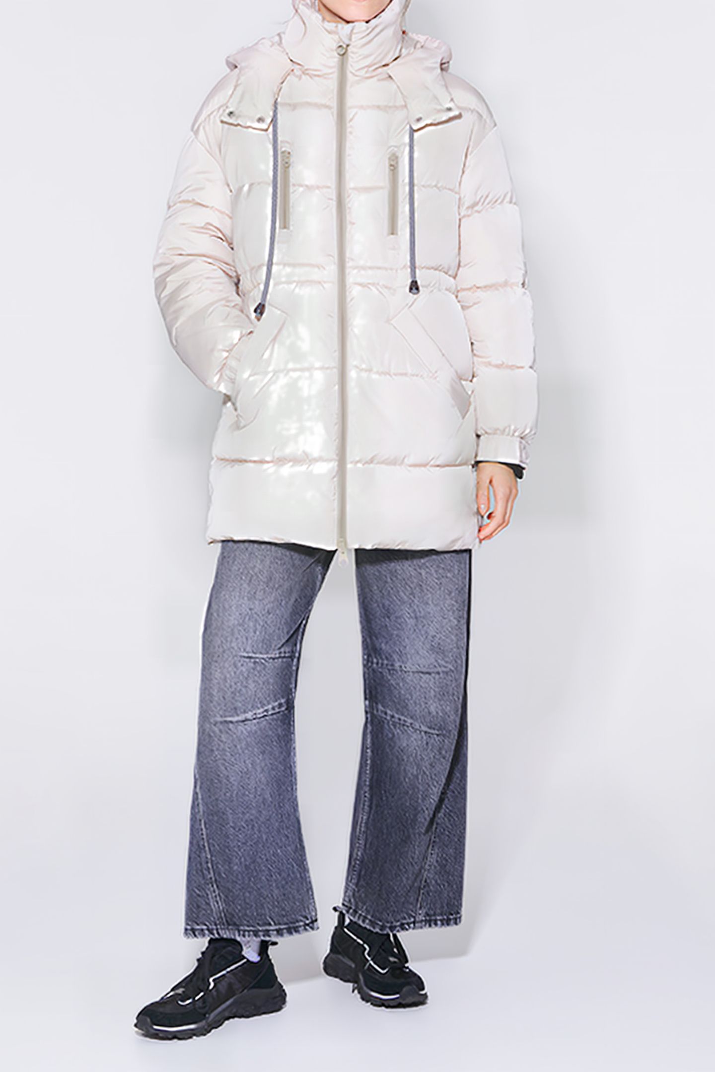 IVORY OVERSIZE PUFFER JACKET 1