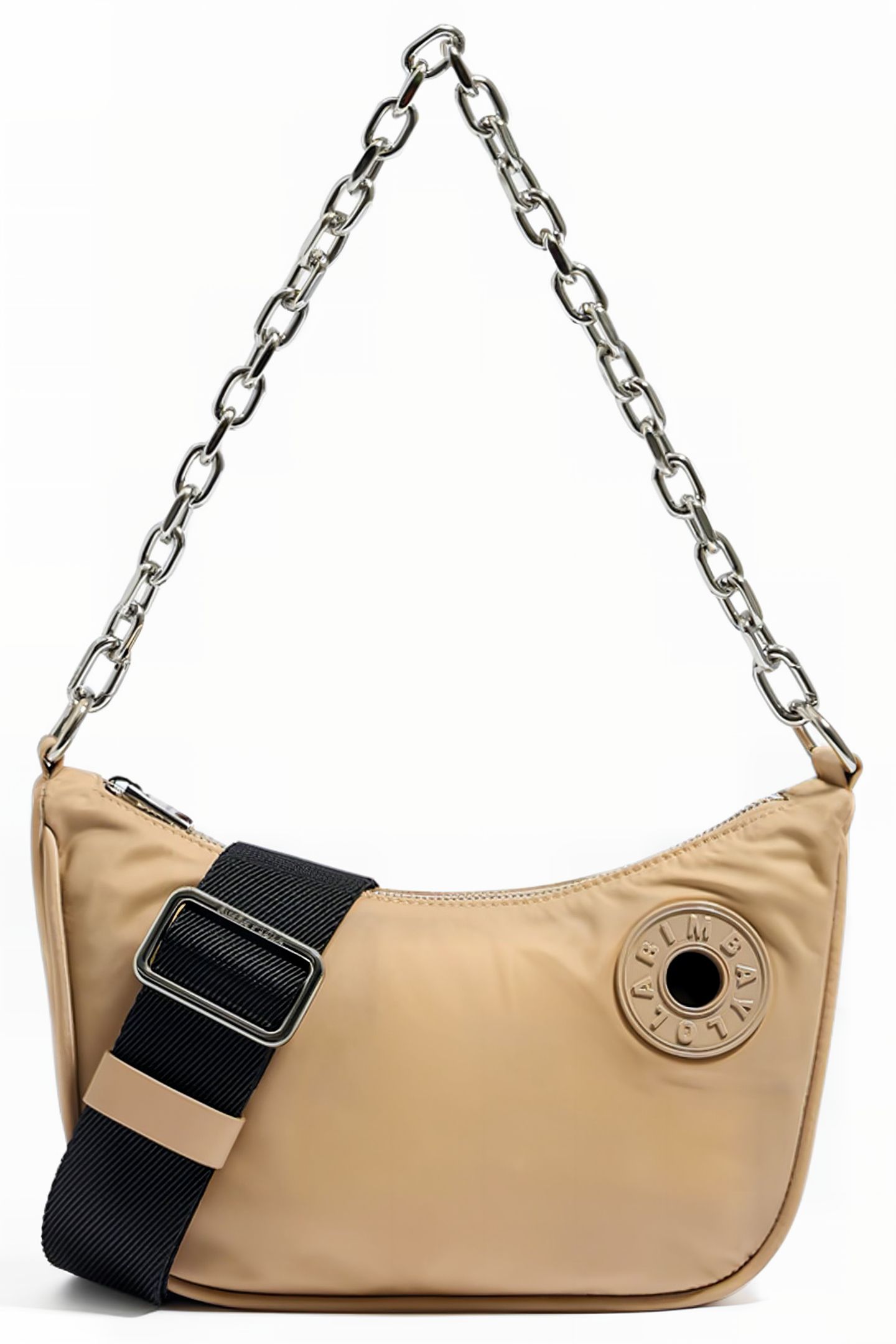 S NUDE NYLON MOON BAG 1