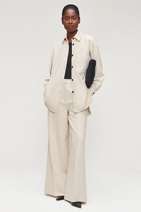COTTON WOOL MIX OVERSHIRT SIMPLY TAUPE 3