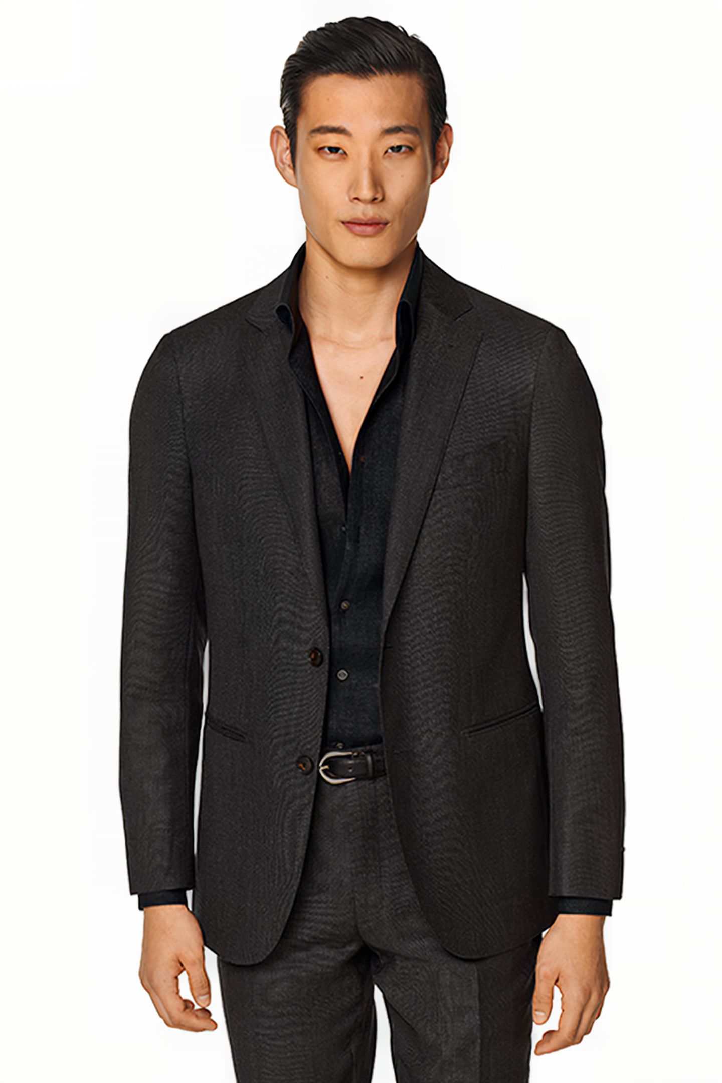 DARK GREY BIRD'S EYE TAILORED FIT SIENNA SUIT JACKET 6