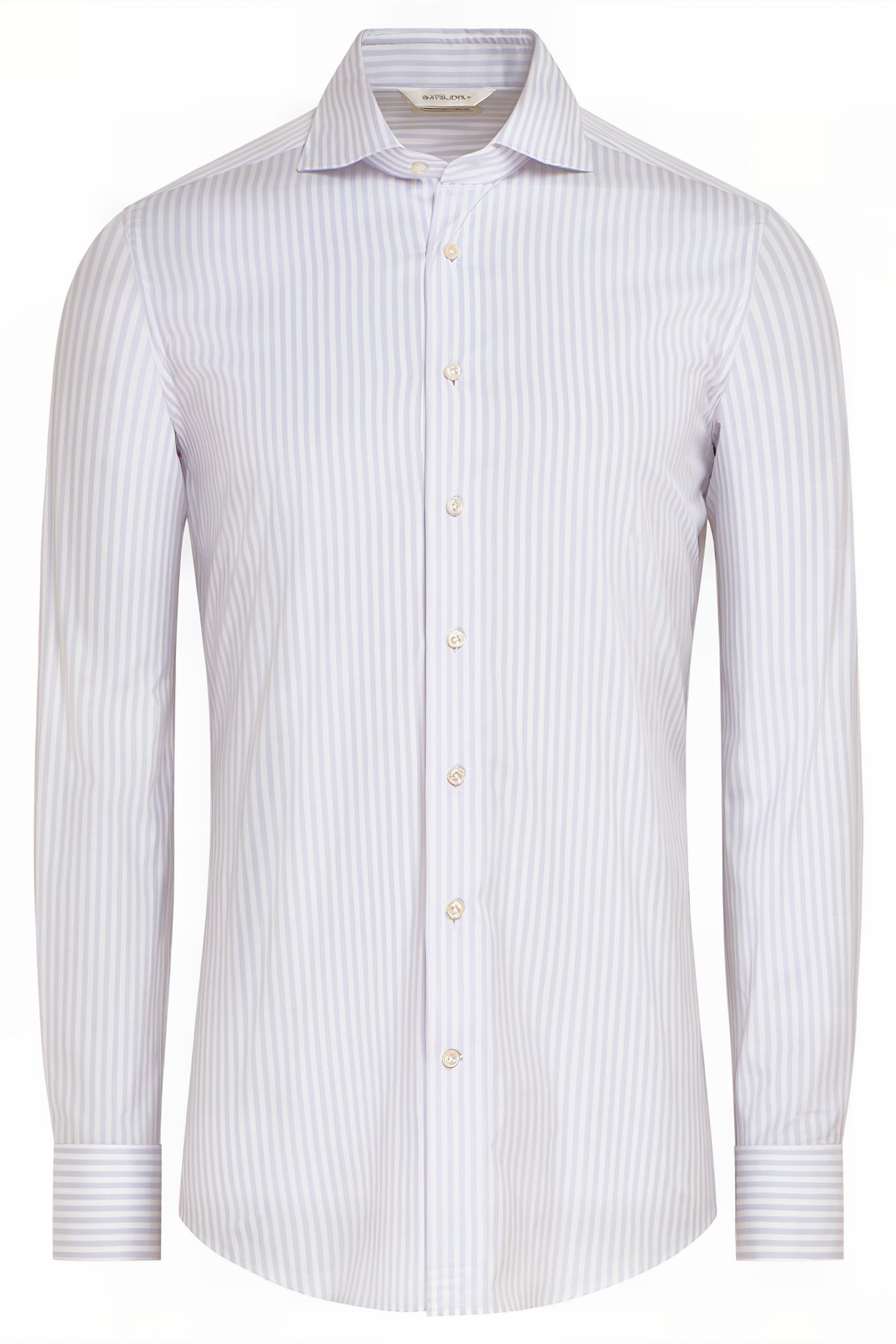 PURPLE STRIPED POPLIN EXTRA SLIM FIT SHIRT 4