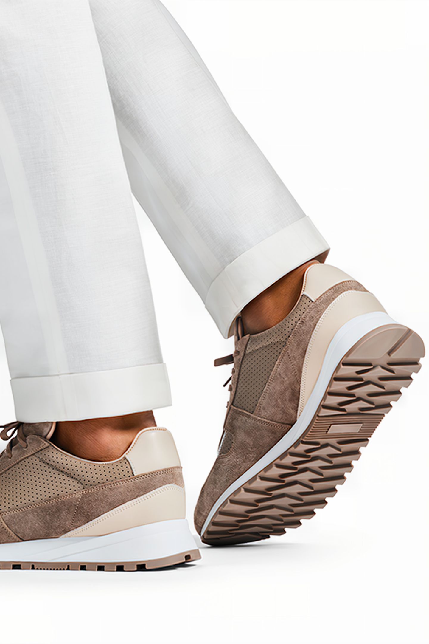 BROWN RUNNER SNEAKER 4