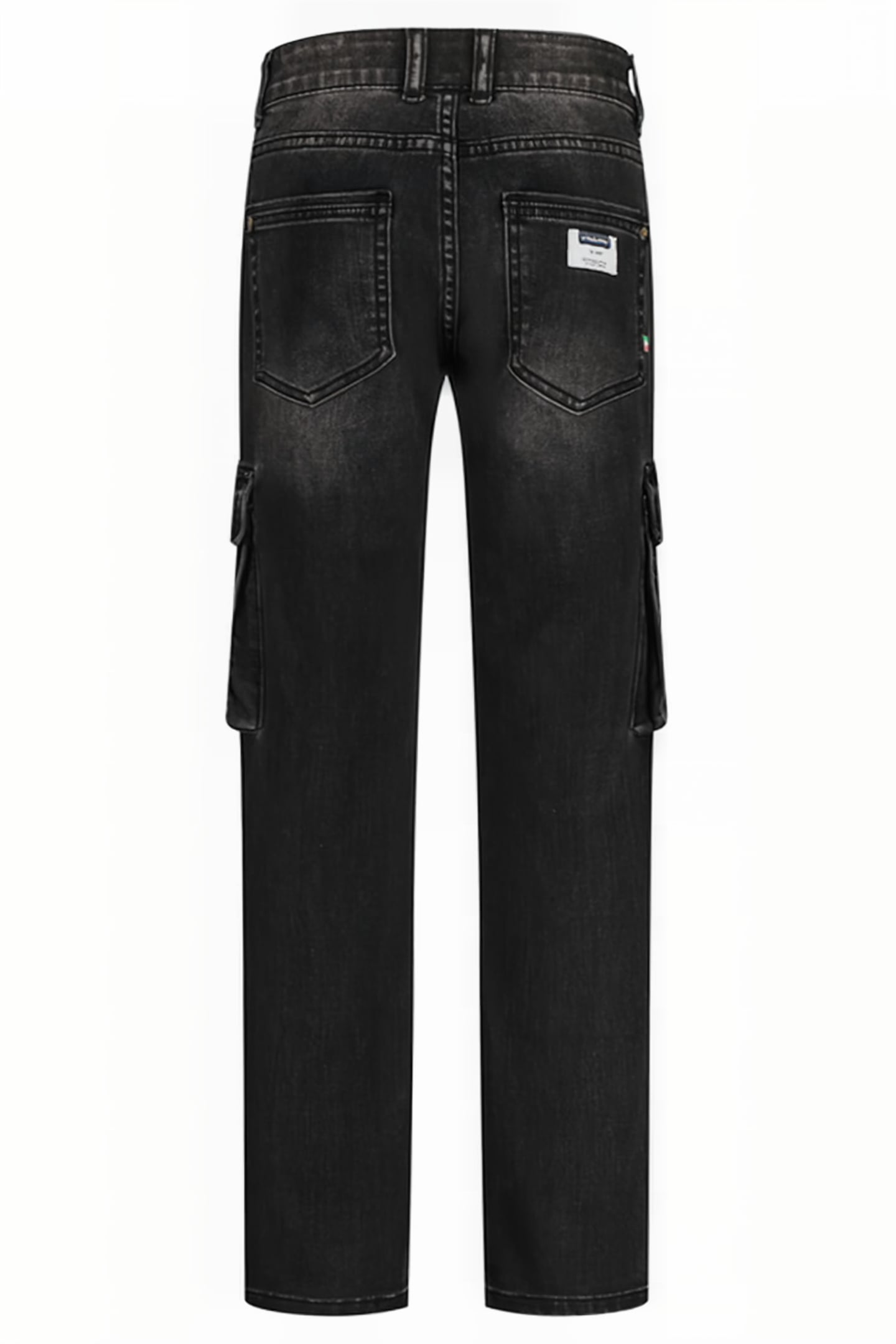PAOLO CARGO BLACK DENIM 2