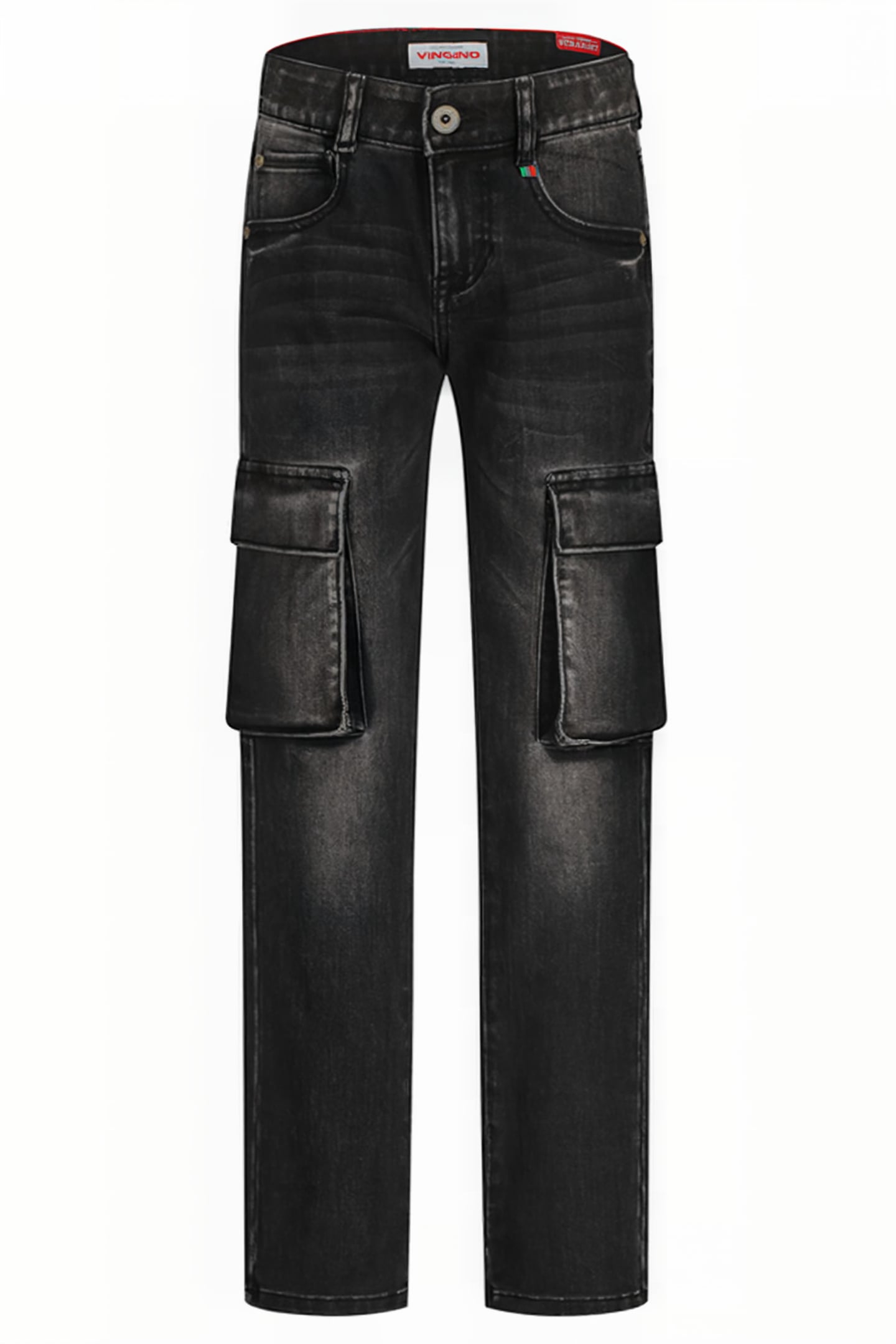 PAOLO CARGO BLACK DENIM 1