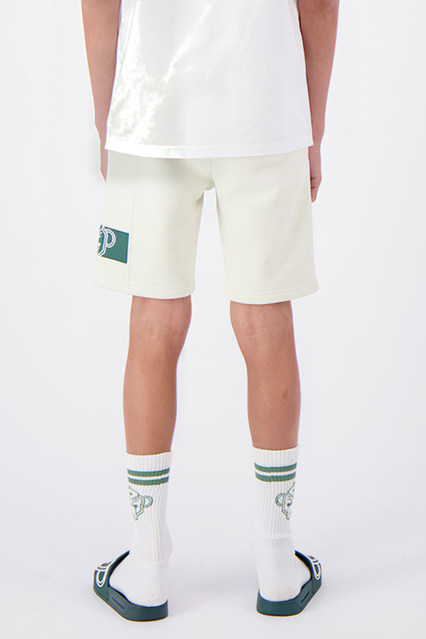 JR. COMMANDER SWEATSHORTS BEIGE 2