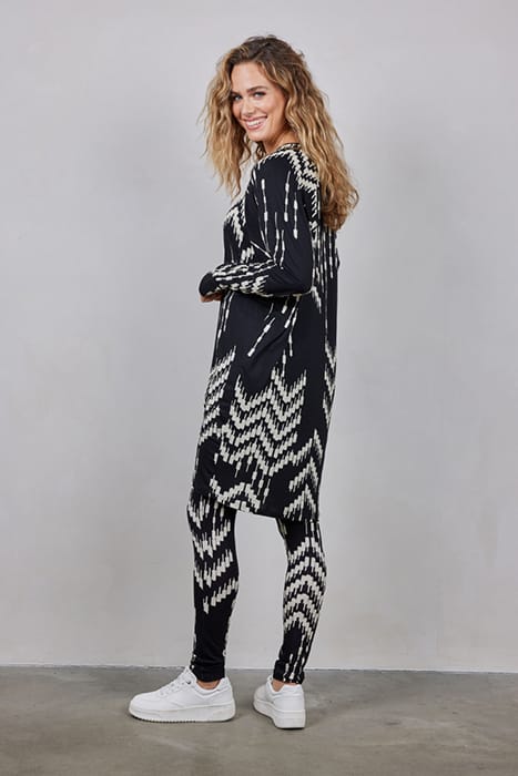 BASIC LEGGINGS PRINT BLACK WITH OFFBEAT PRINT 4