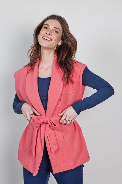 SLEEVELESS VEST DIAM PINK 1