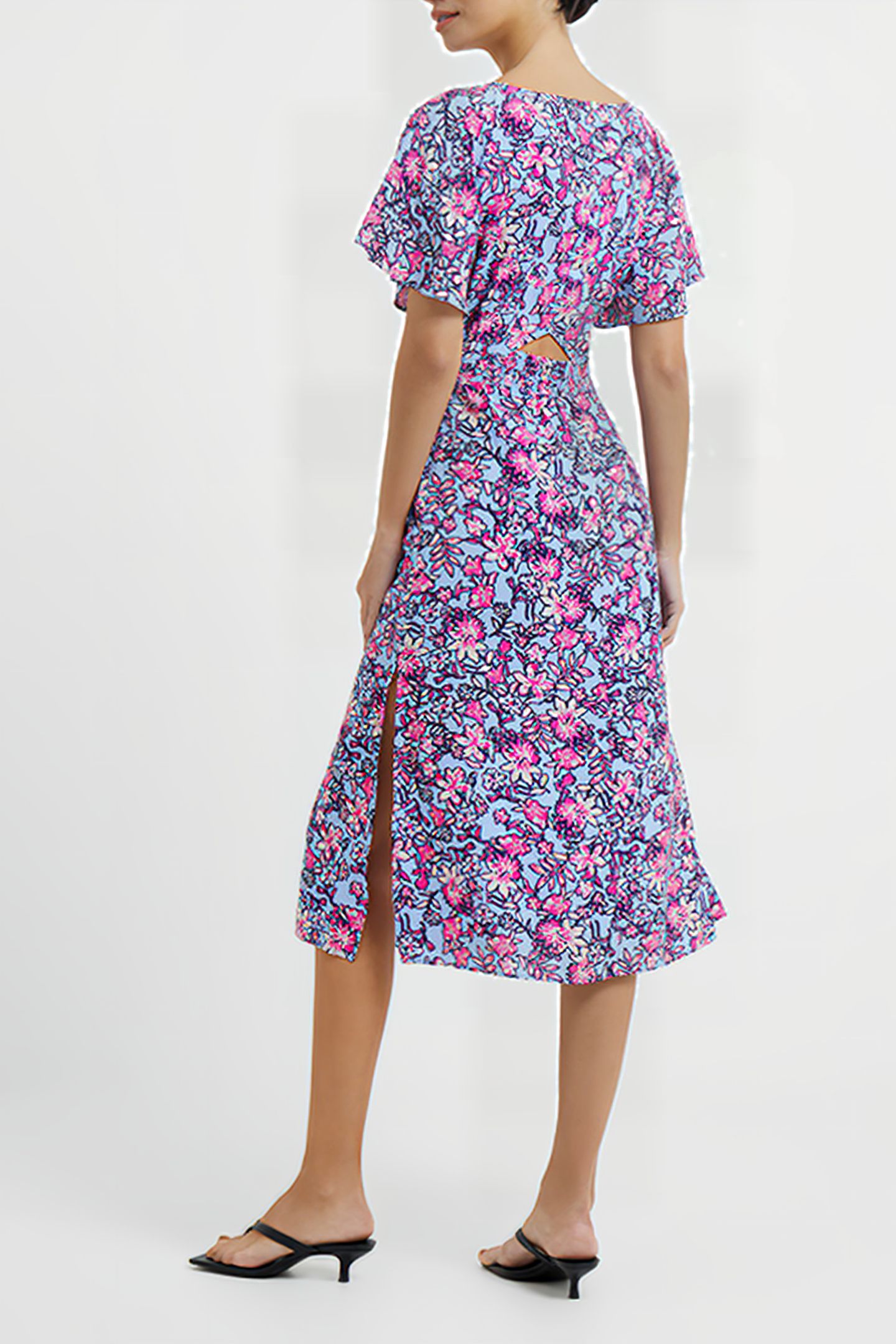 FOTINI DELPH CUT OUT BACK DRSS PLACID BLUE 3