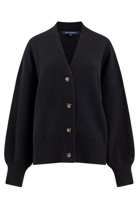 VHARI KNIT V NECK CARDIGAN BLACK 3