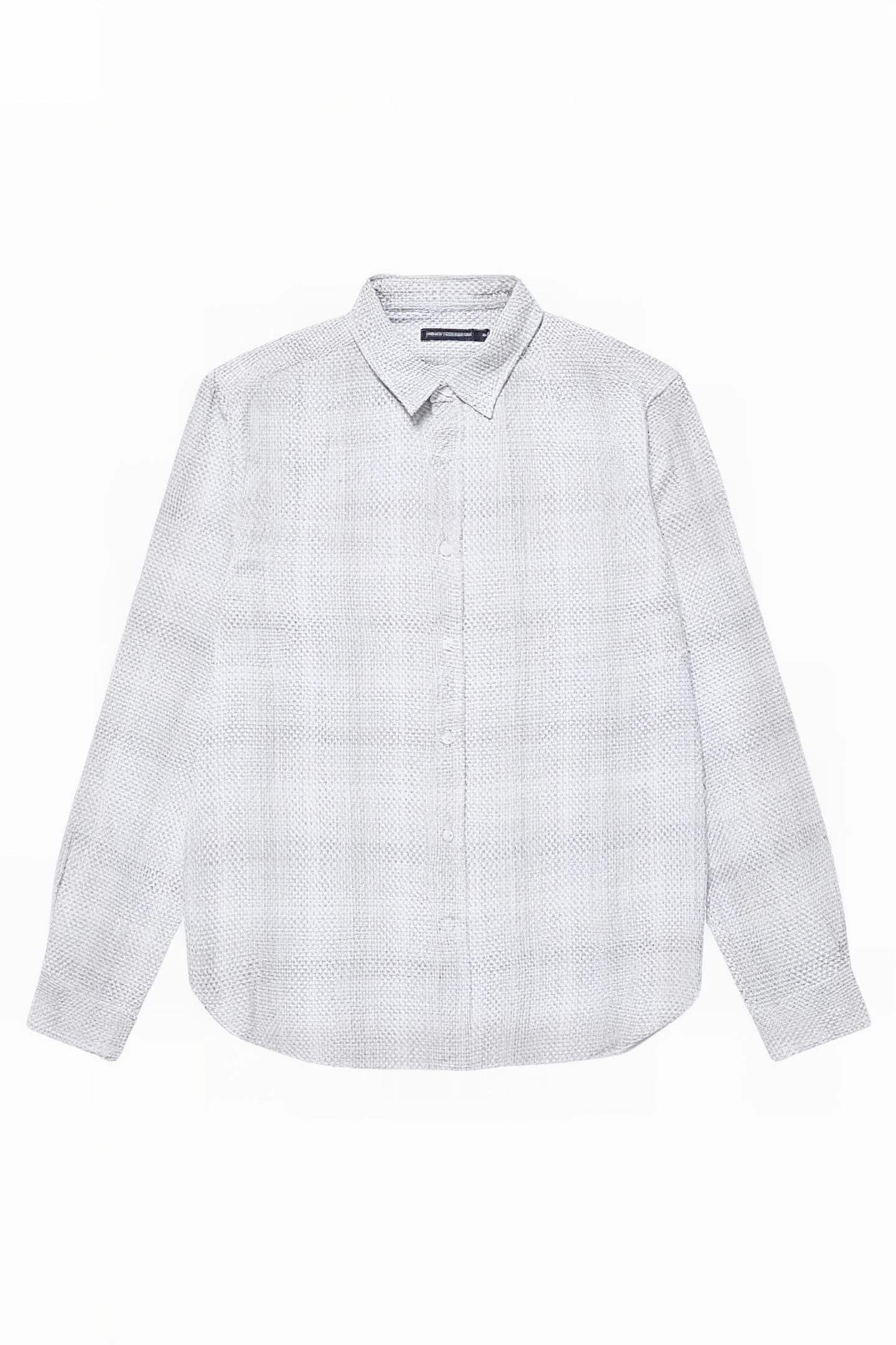BERROW DOBBY COTTON SHIRT WHITE 3