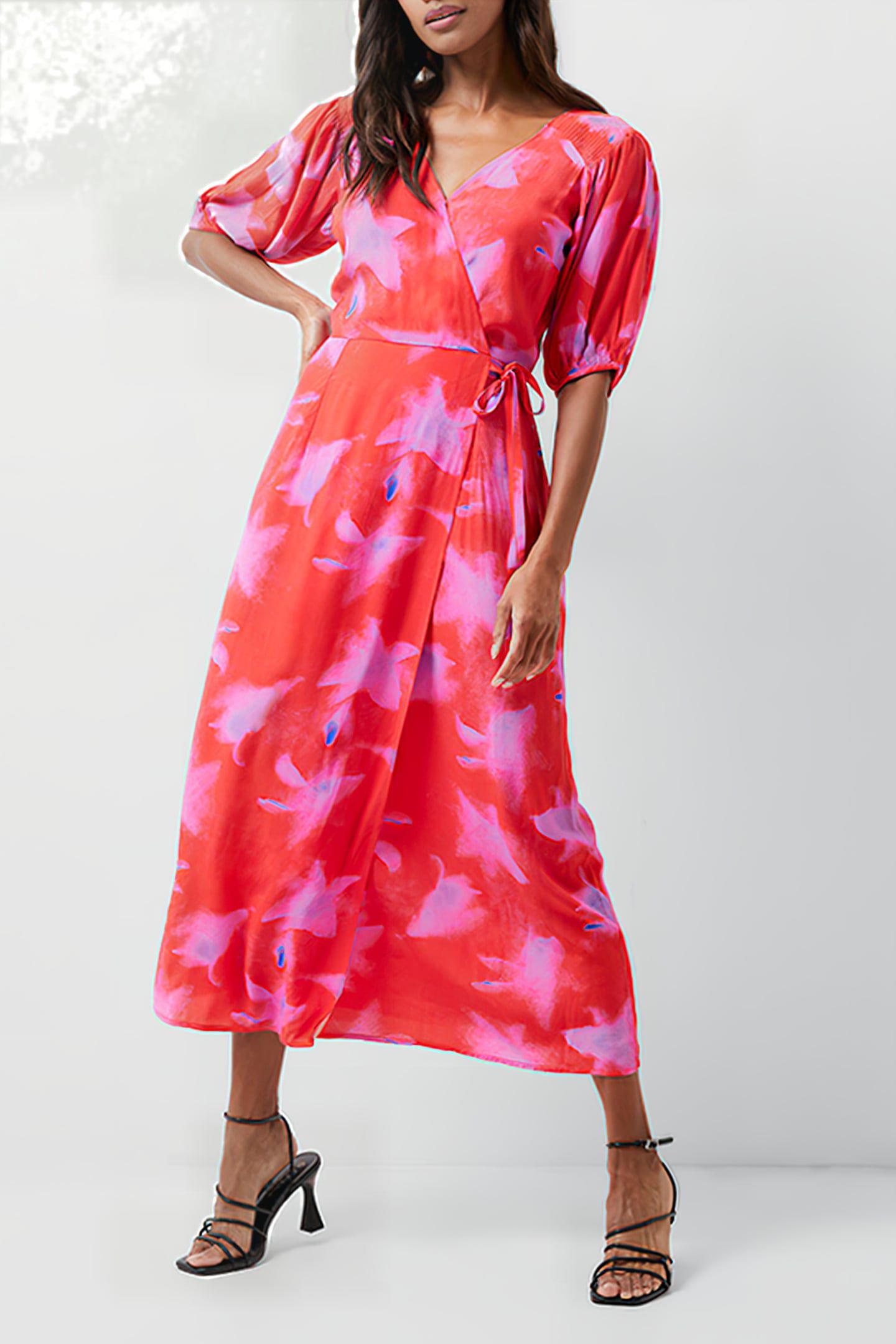 CHRISTY DELPHINE DRESS RED 1