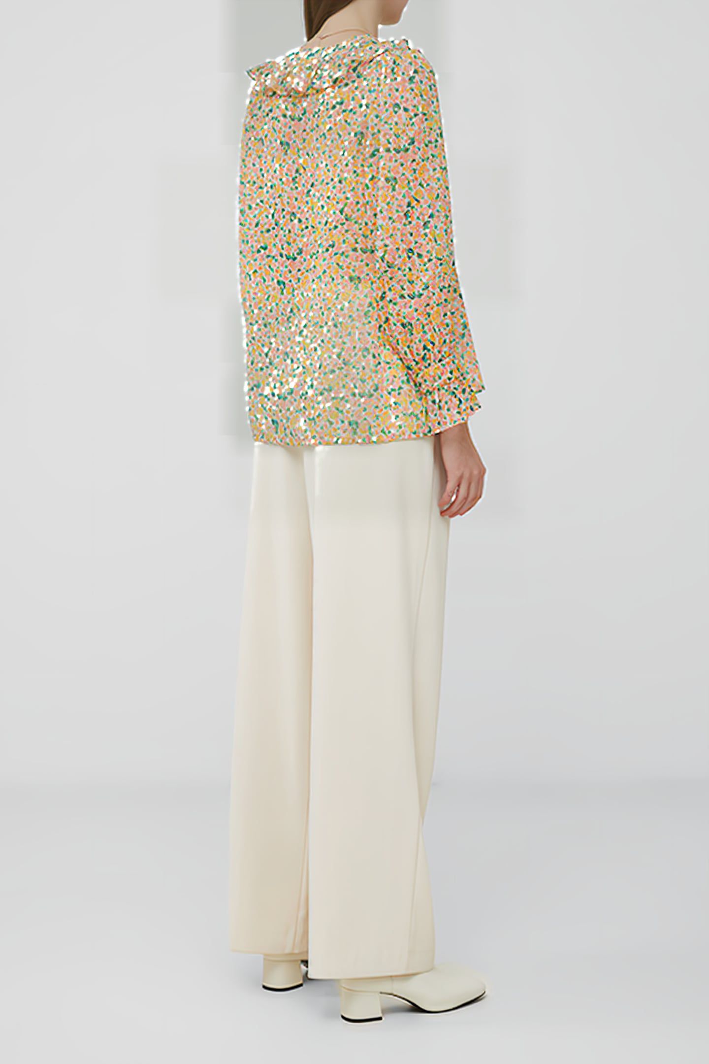 ALEEZIA HALLIE CRINKLE SHIRT GREEN 3