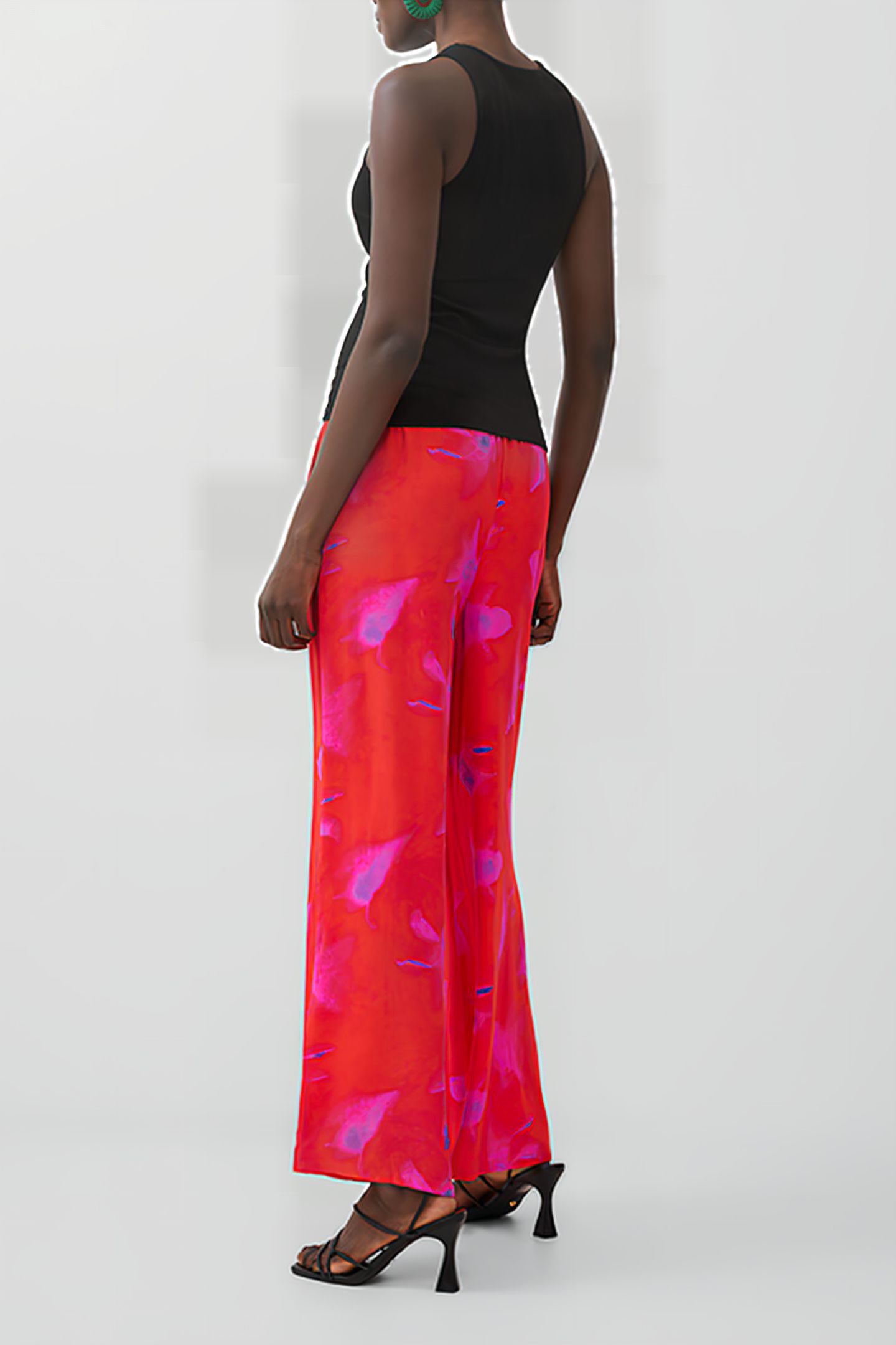 CHRISTY DELPHINE TROUSER RED 2