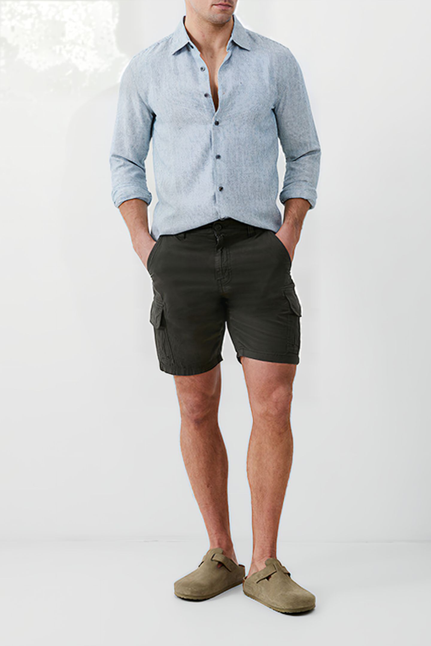 RIPSTOP CARGO SHORTS GREEN 2