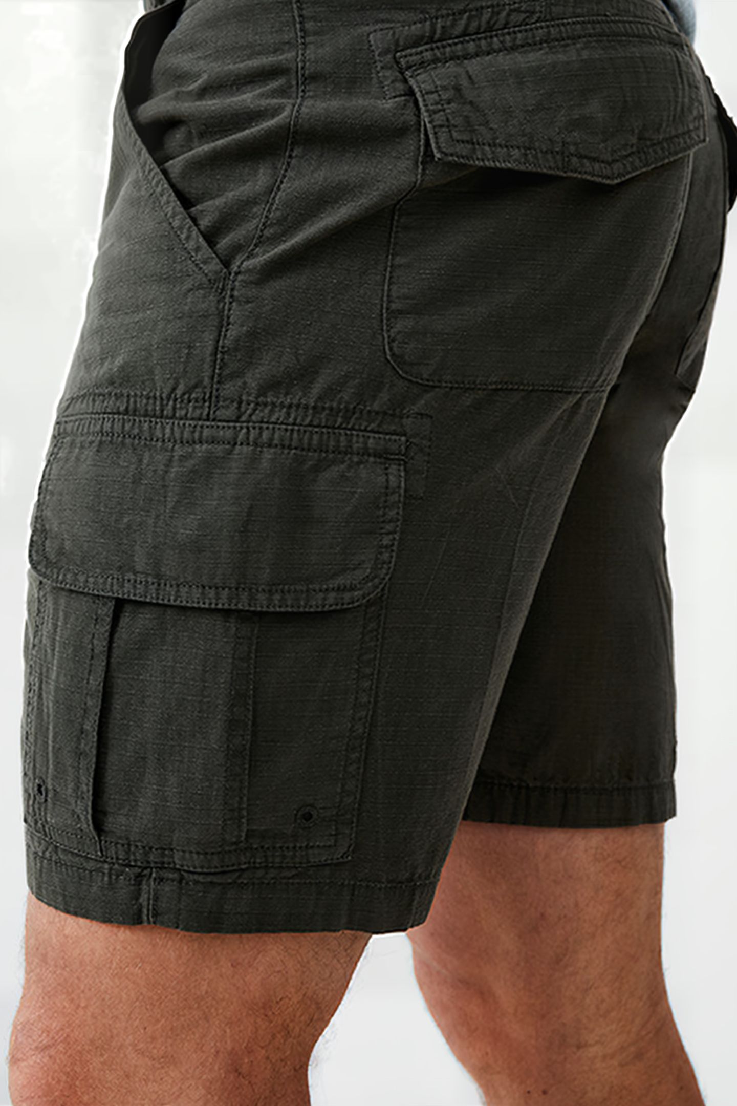 RIPSTOP CARGO SHORTS GREEN 4