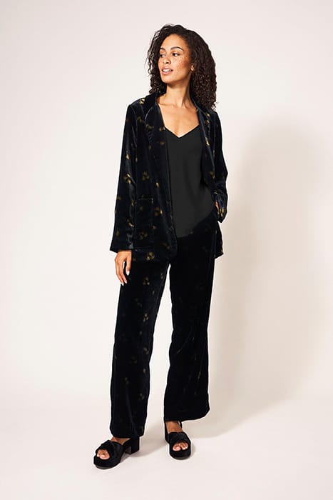 BELLE VELVET TROUSER GREY 1