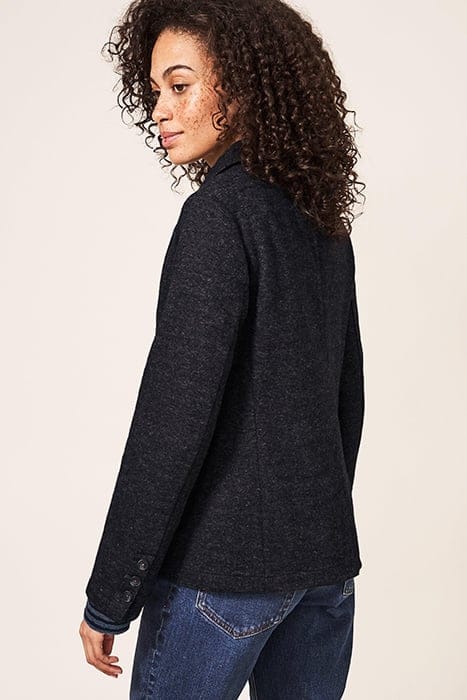 OLIVIA WOOL MIX JERSEY BLAZER GREY 2