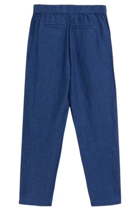 ROWENA LINEN TROUSER DARK NAVY 2