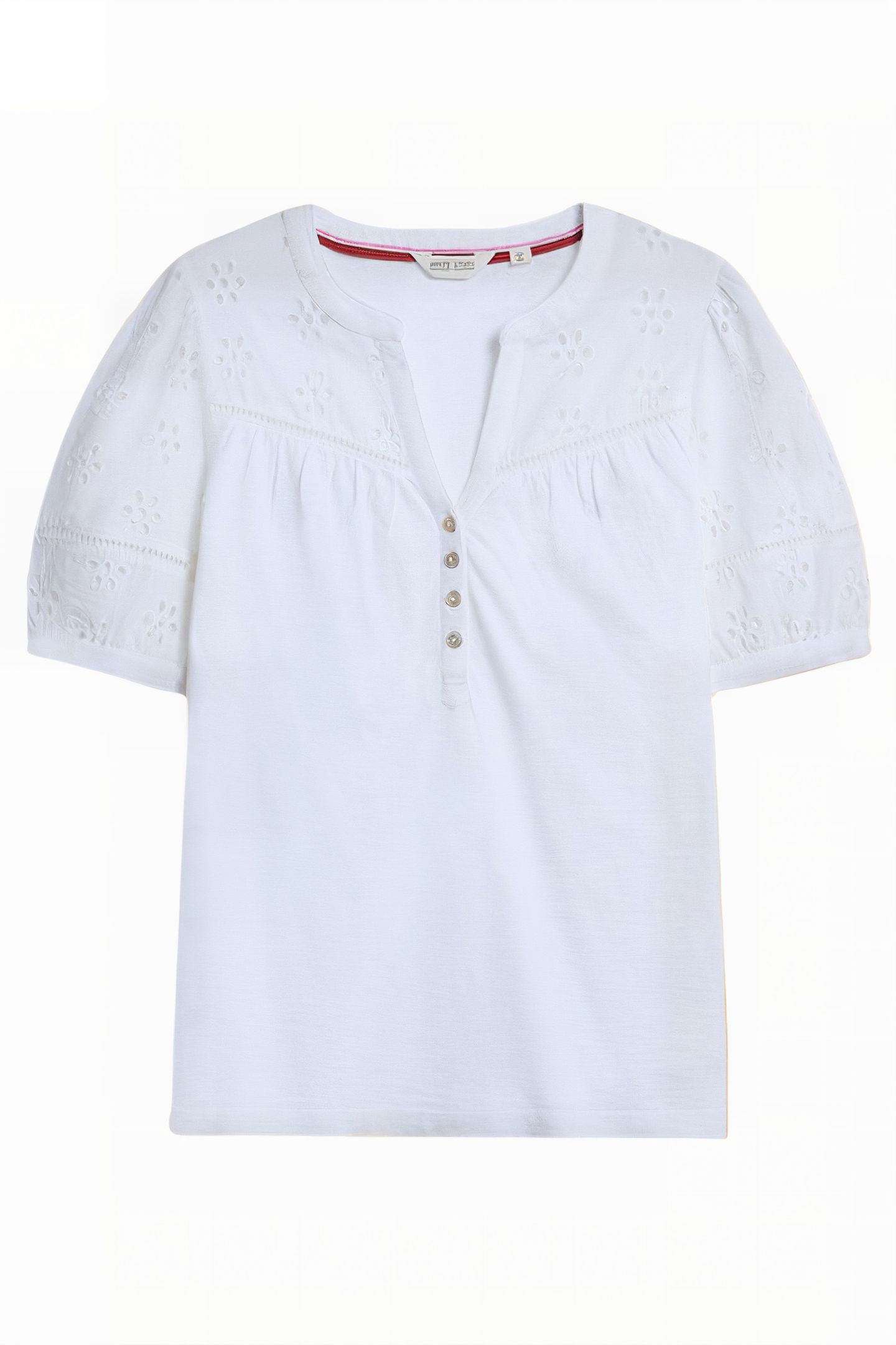 BELLA BRODERIE MIX TOP BRILLIANT WHITE 2