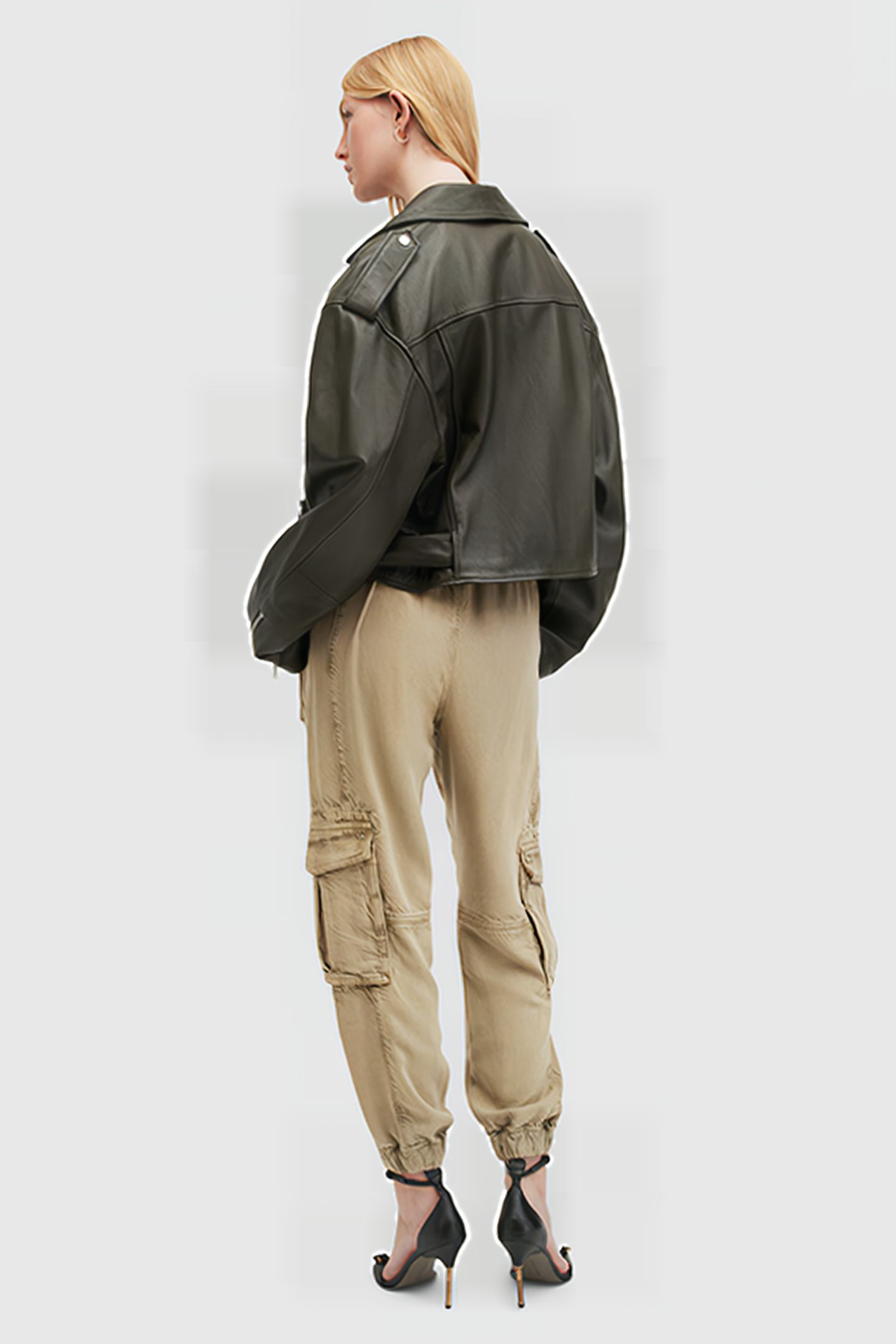 FRIEDA TENCEL TROUSE WASHED OLIVE GREEN 3