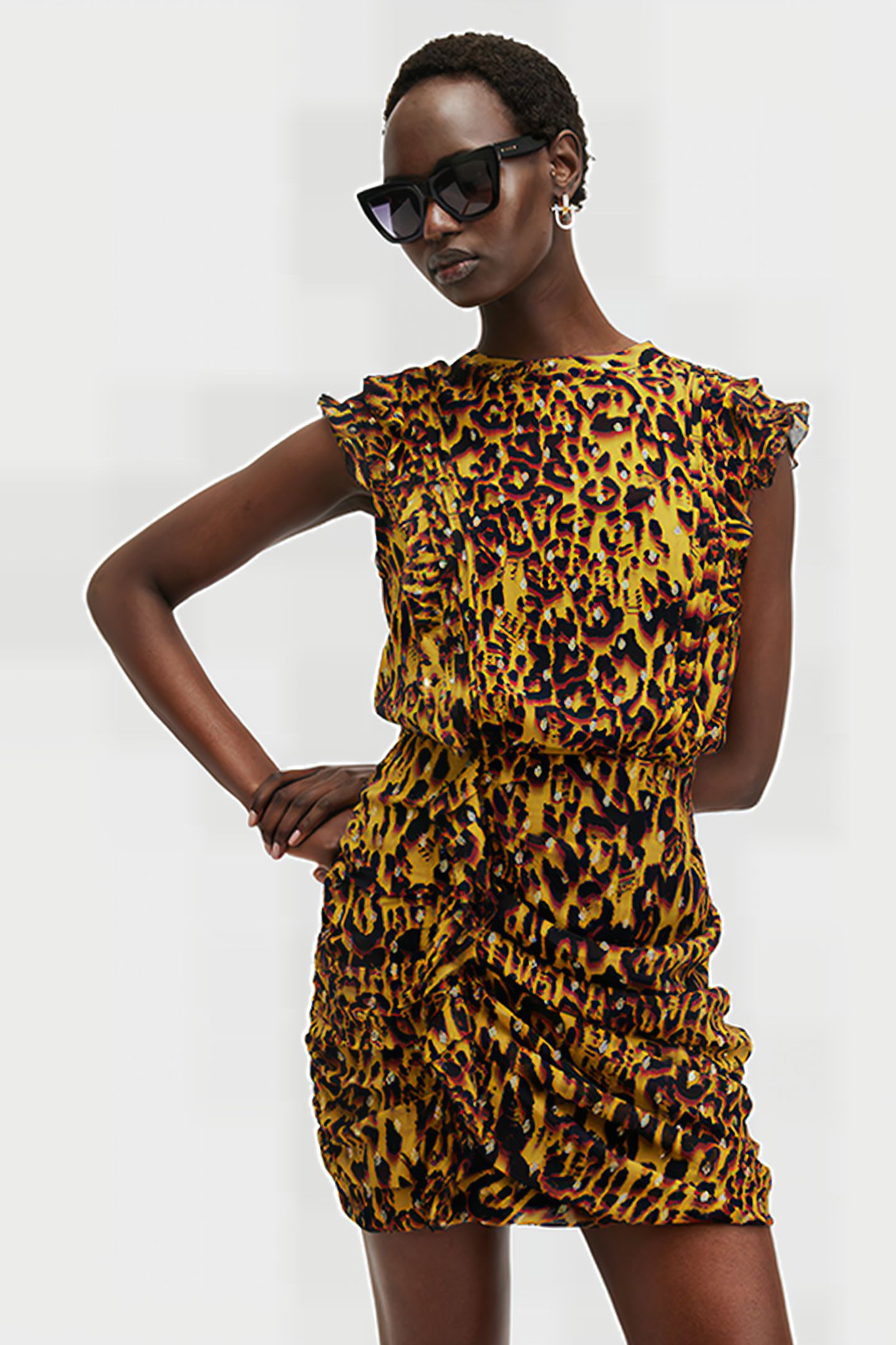 HALI DRESS TERESA DEEP YELLOW 1