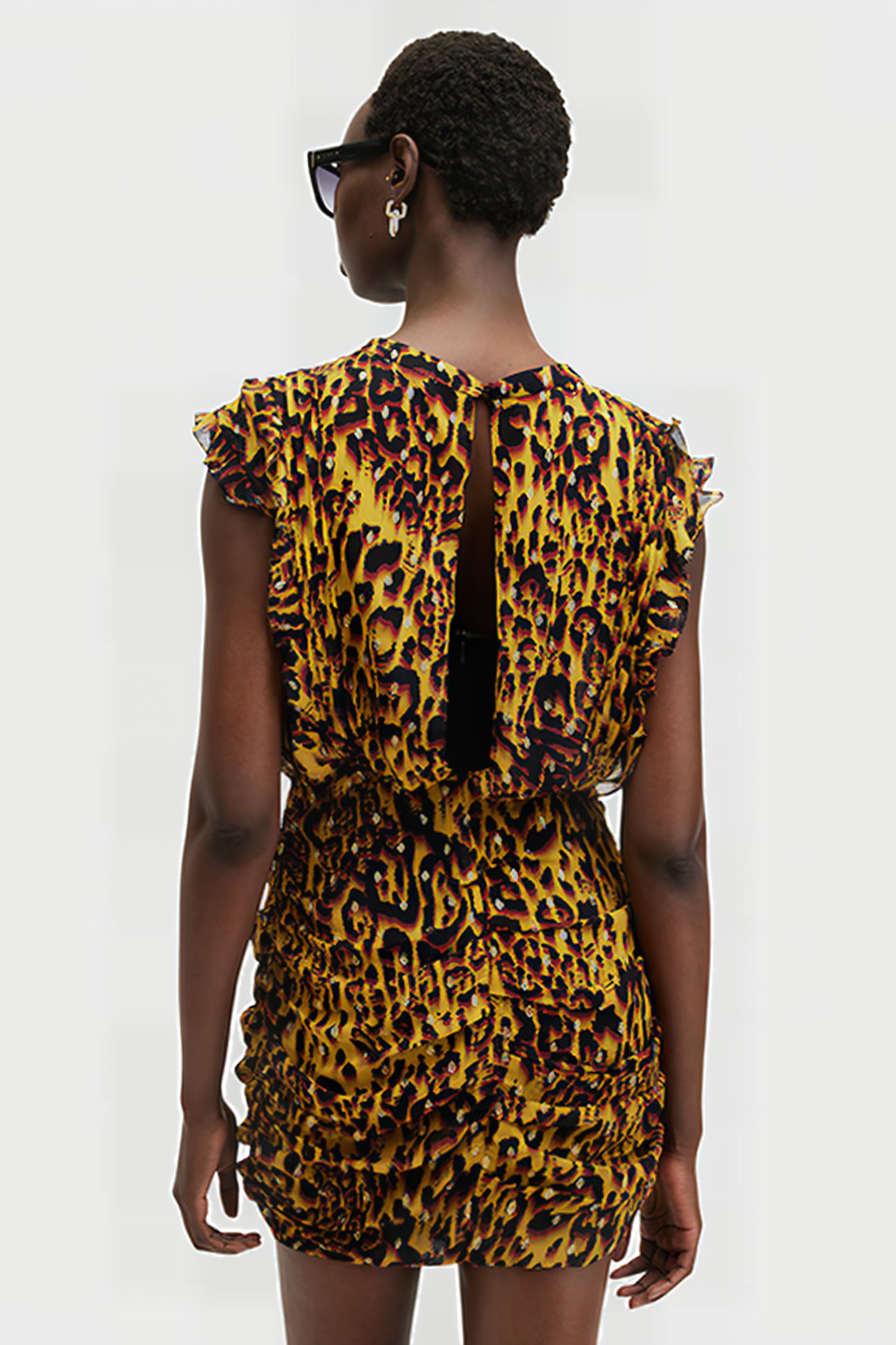 HALI DRESS TERESA DEEP YELLOW 2