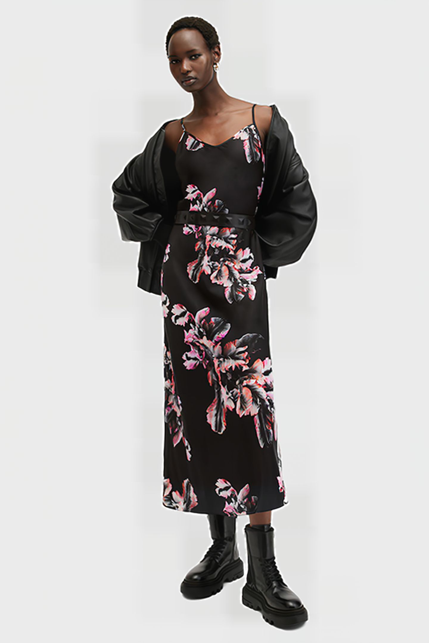 BRYONY MAXI DRESS MONICA PETAL PINK 4