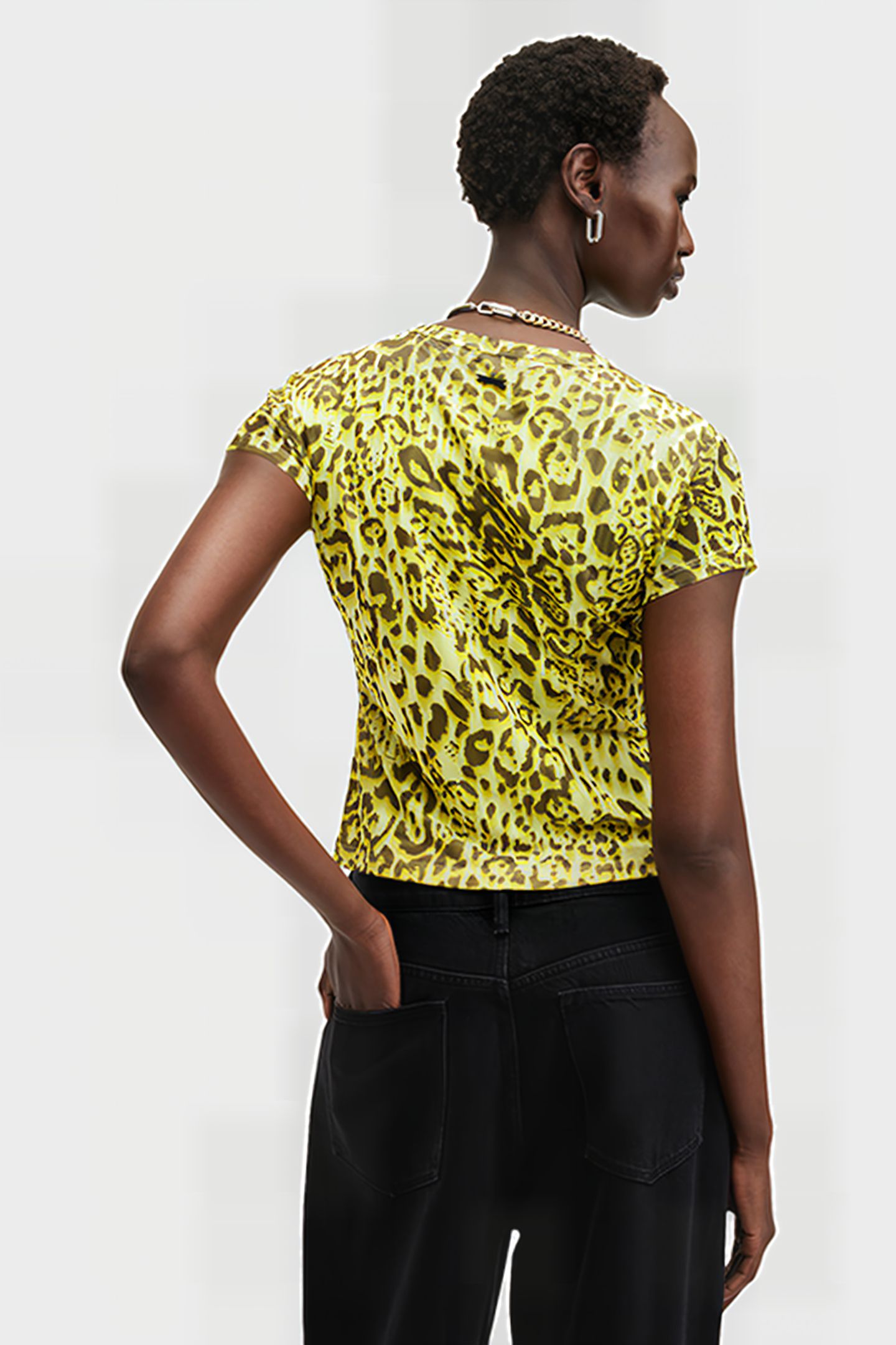 ELLIE MESH TEE TERESA LIME GREEN 2
