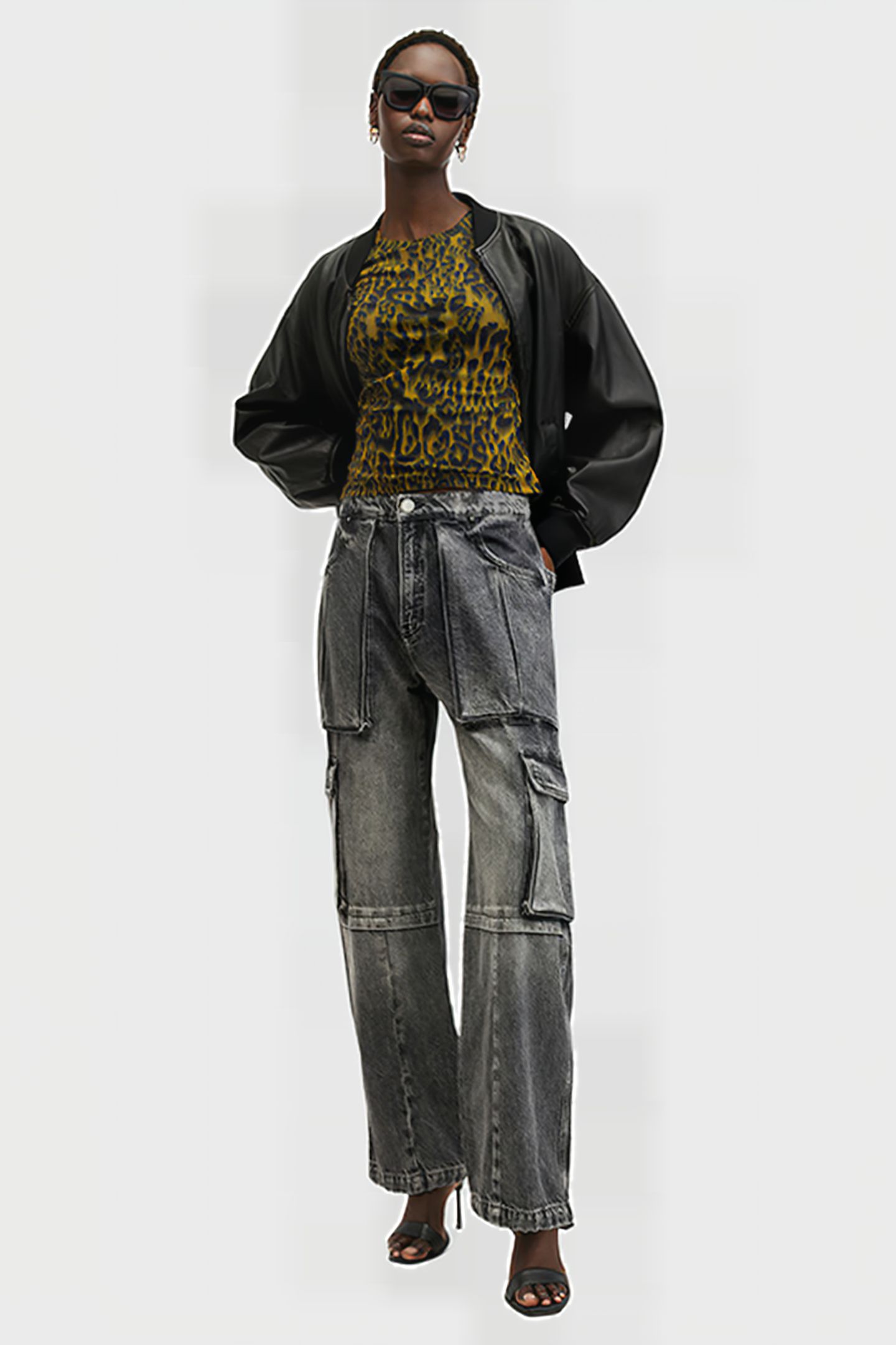 ELLIE MESH TEE TERESA KHAKI GREEN 5