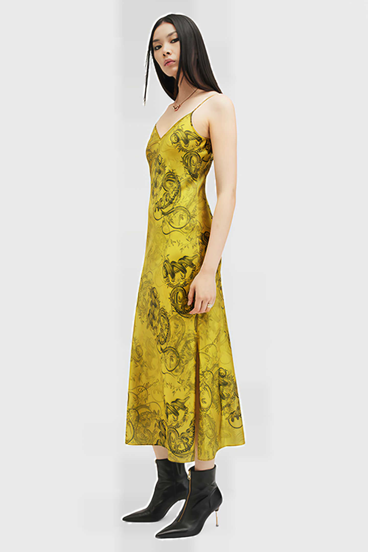 TIANA DRESS HELENA GOLD YELLOW 4
