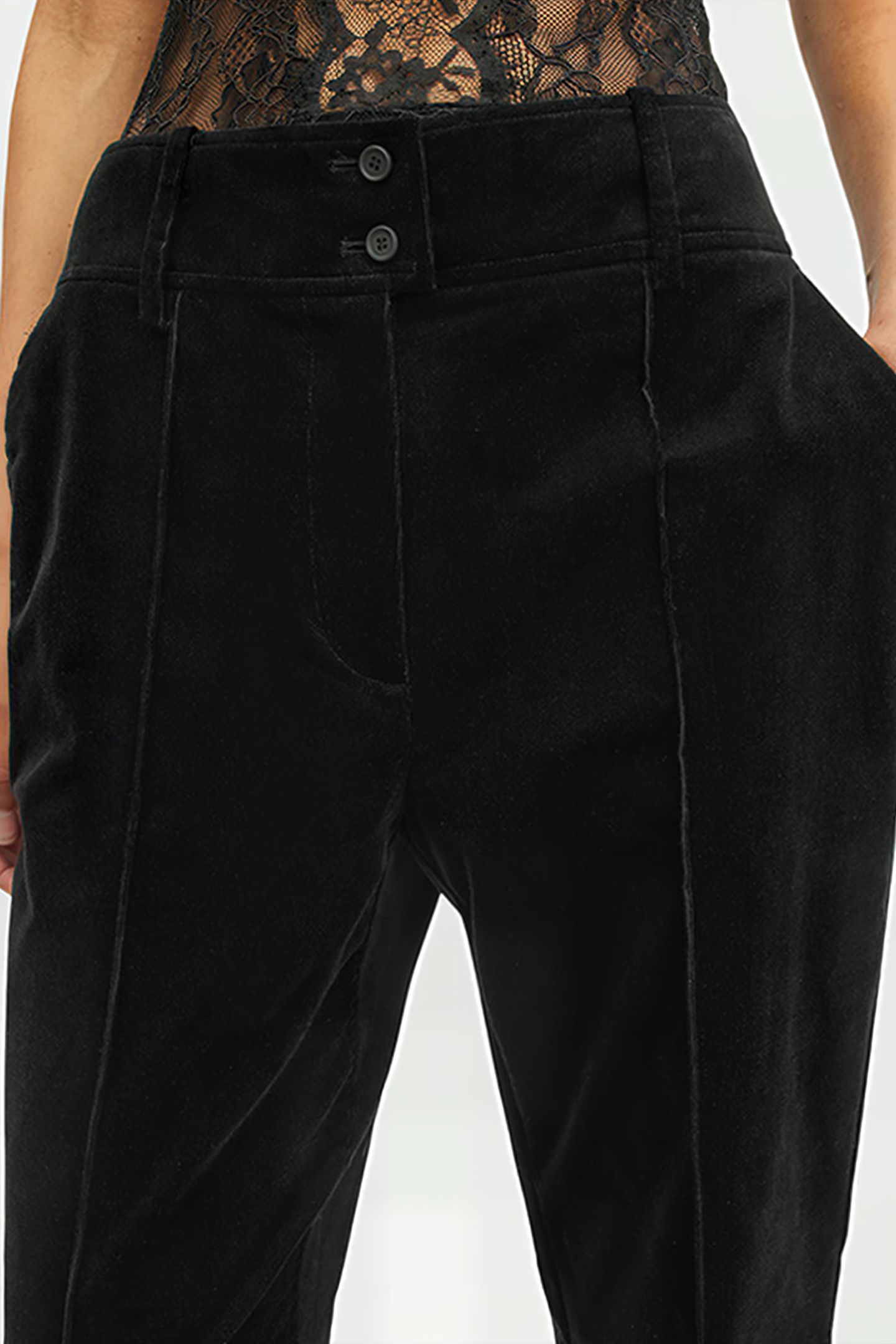 SEVENH CORD TROUSER BLACK 7