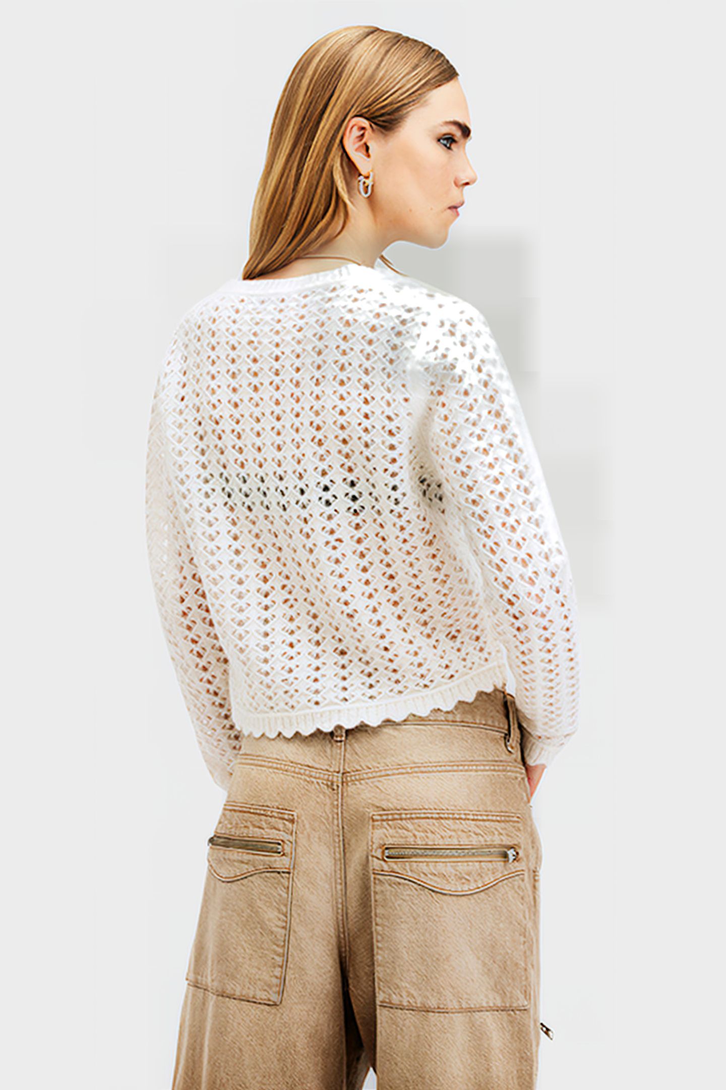 VIVIAN CARDIGAN CHALK WHITE 2
