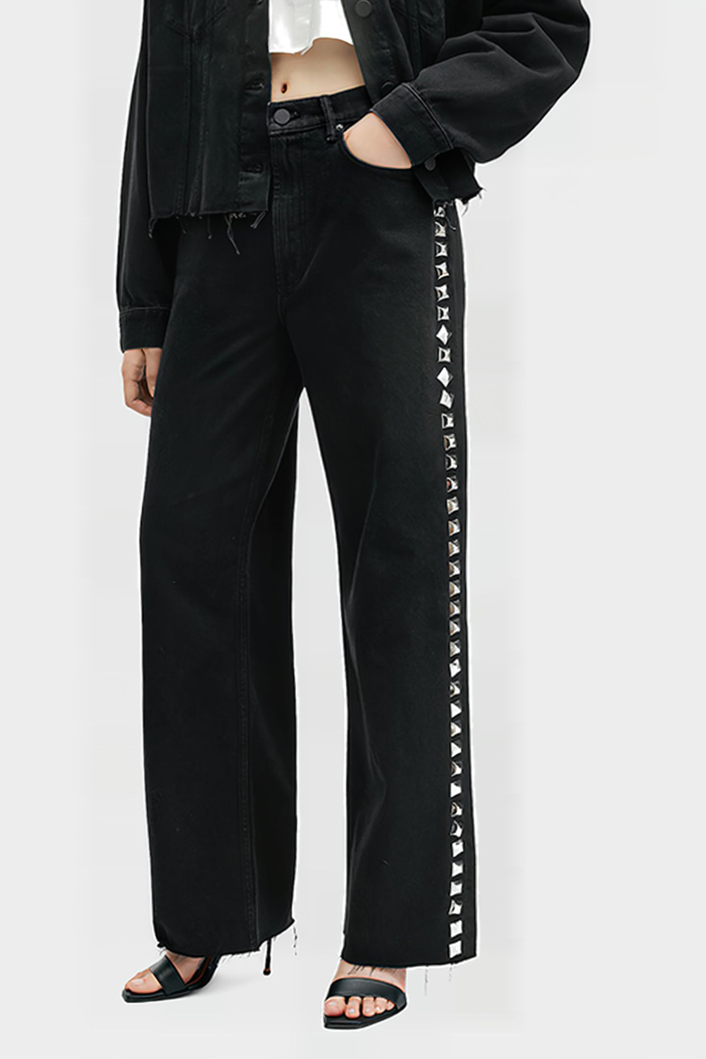 BLAKE STUD JEAN BLACK 1