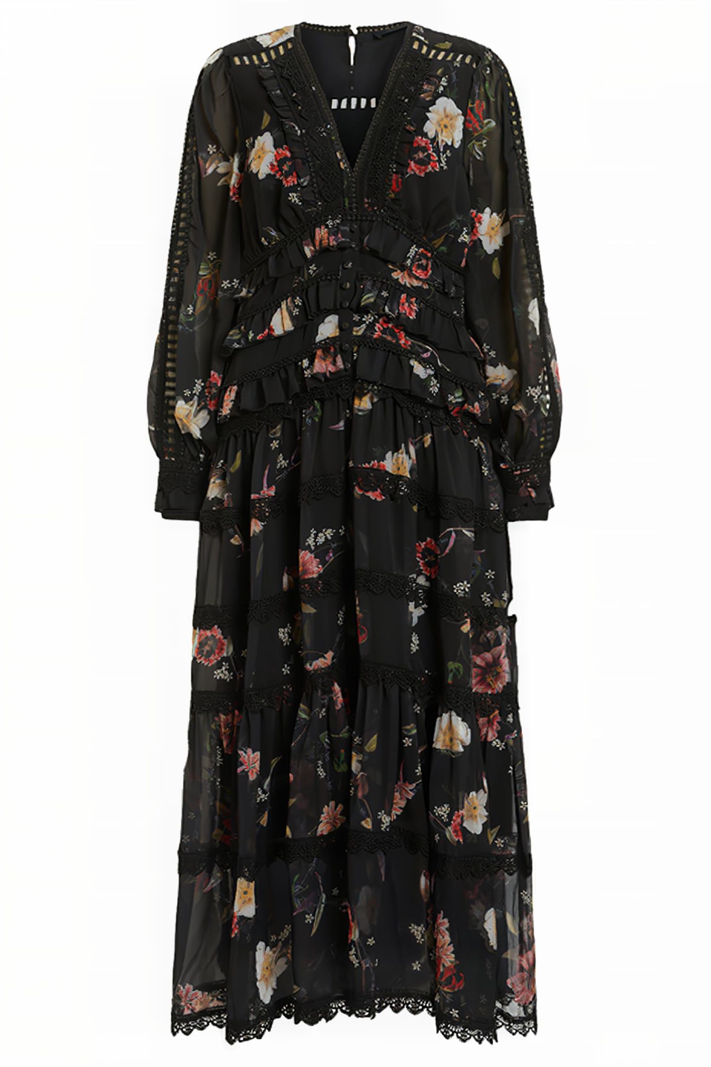 ZORA MIDI DRESS UNITY BLACK 3