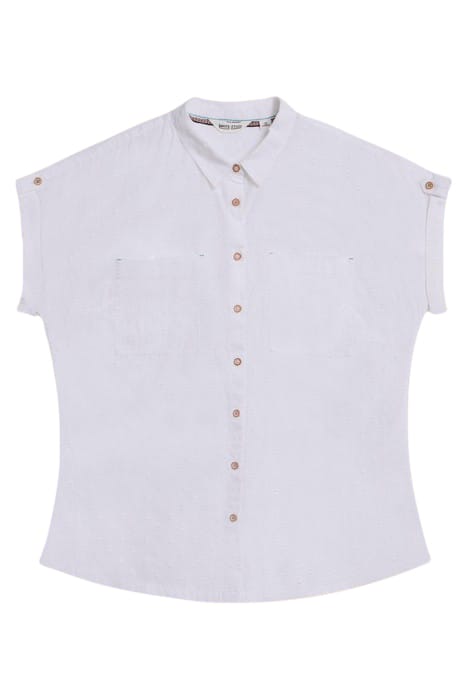 ELLIE  COTTON SHIRT PALE IVORY 3