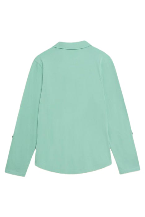 ANNIE JERSEY SHIRT MID TEAL 2
