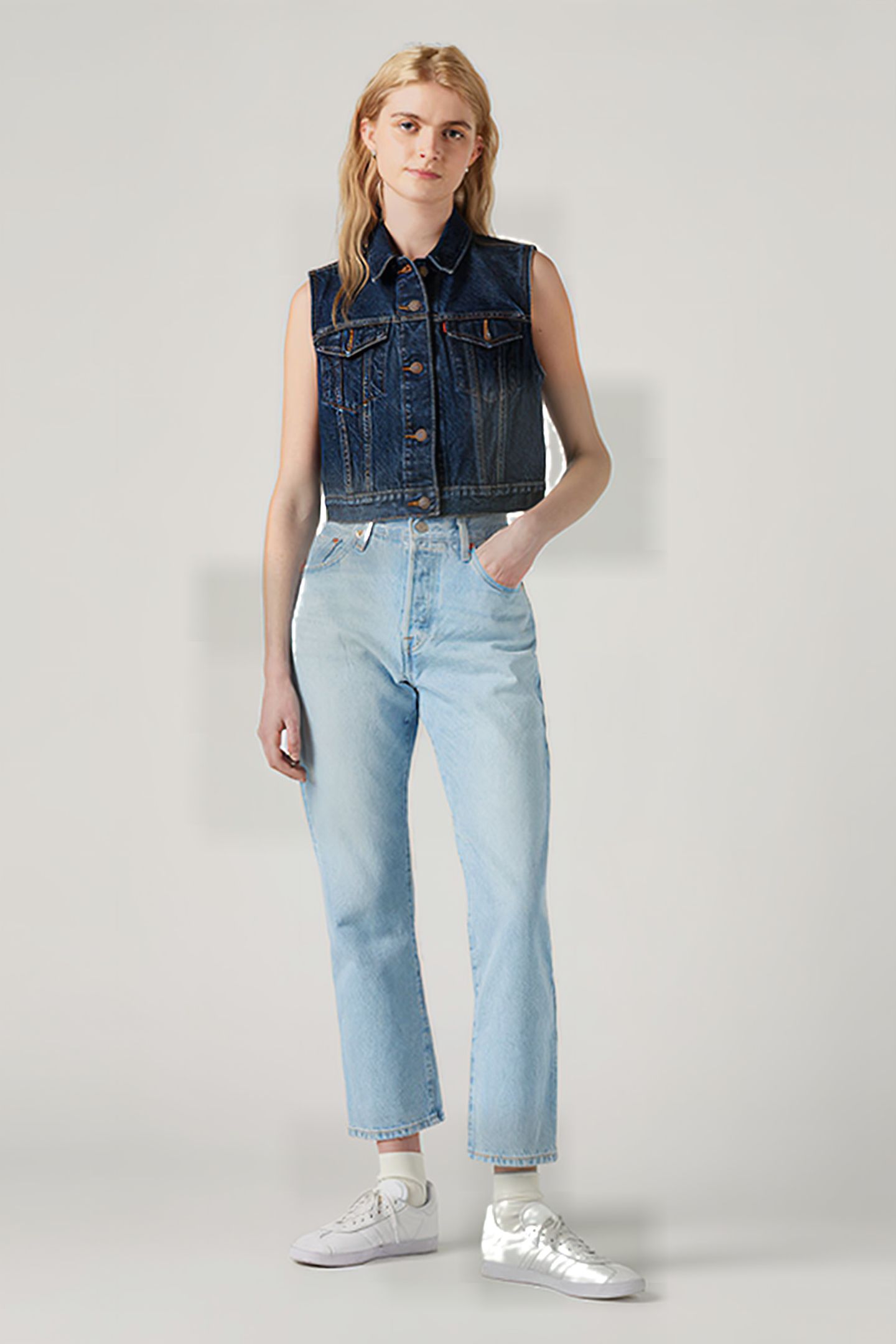 501 STRAIGHT JEANS BLUE 1